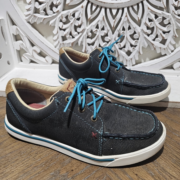 Twisted X Casual Denim Look Sneakers Womens 7 - Picture 1 of 8